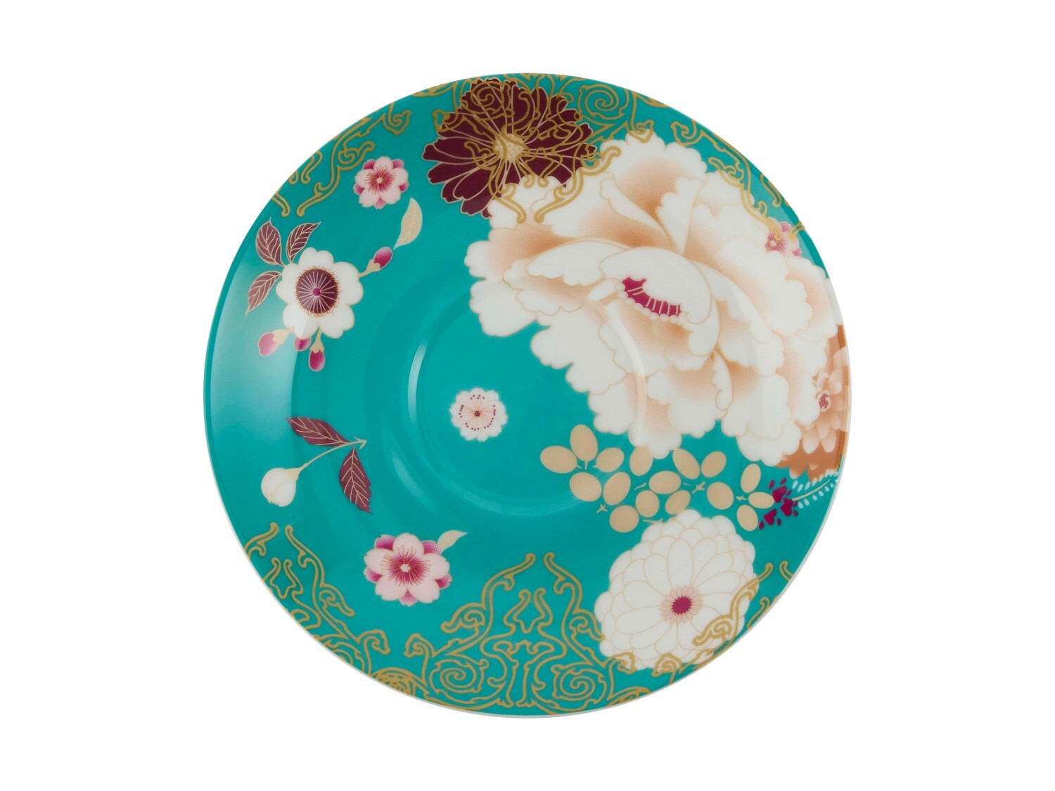 MW Kimono Cup & Saucer 300ML Teal Gift Boxed