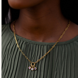Clasp Charm Necklace Gold