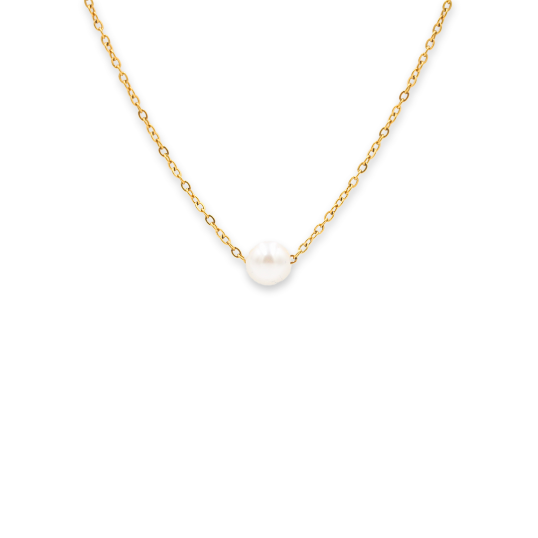 Floating Pearl Necklace