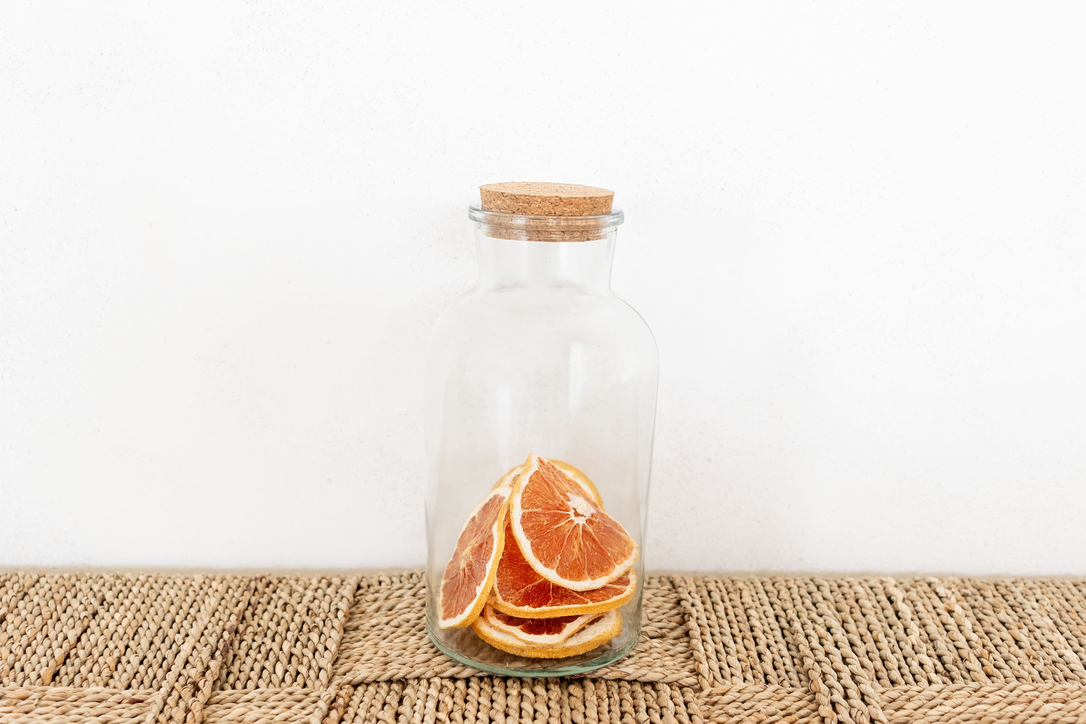 Glass Cork Jug 1L