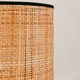 Pinnacle Table Lamp with Rattan Shade