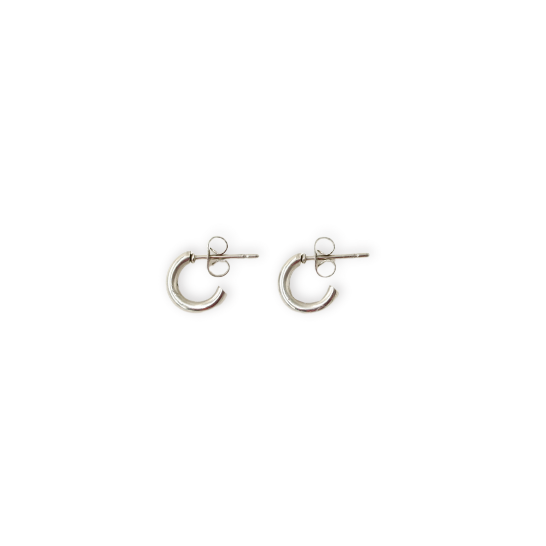 Plain Hoops (10/15/20mm) Silver