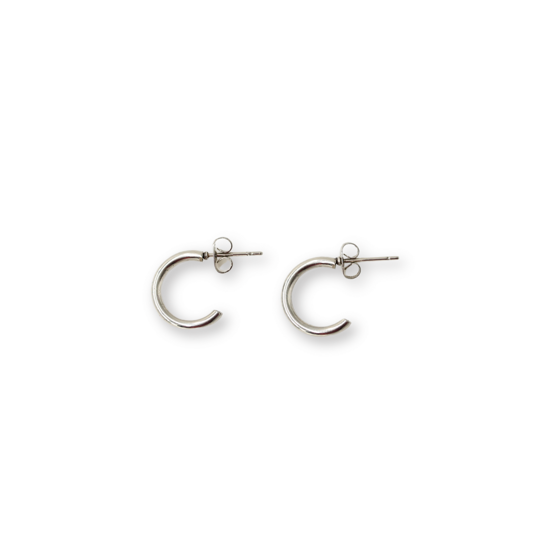 Plain Hoops (10/15/20mm) Silver