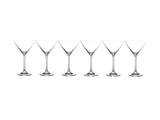 MW Manhattan Martini Glass 285ML Set of 6 Gift Boxed