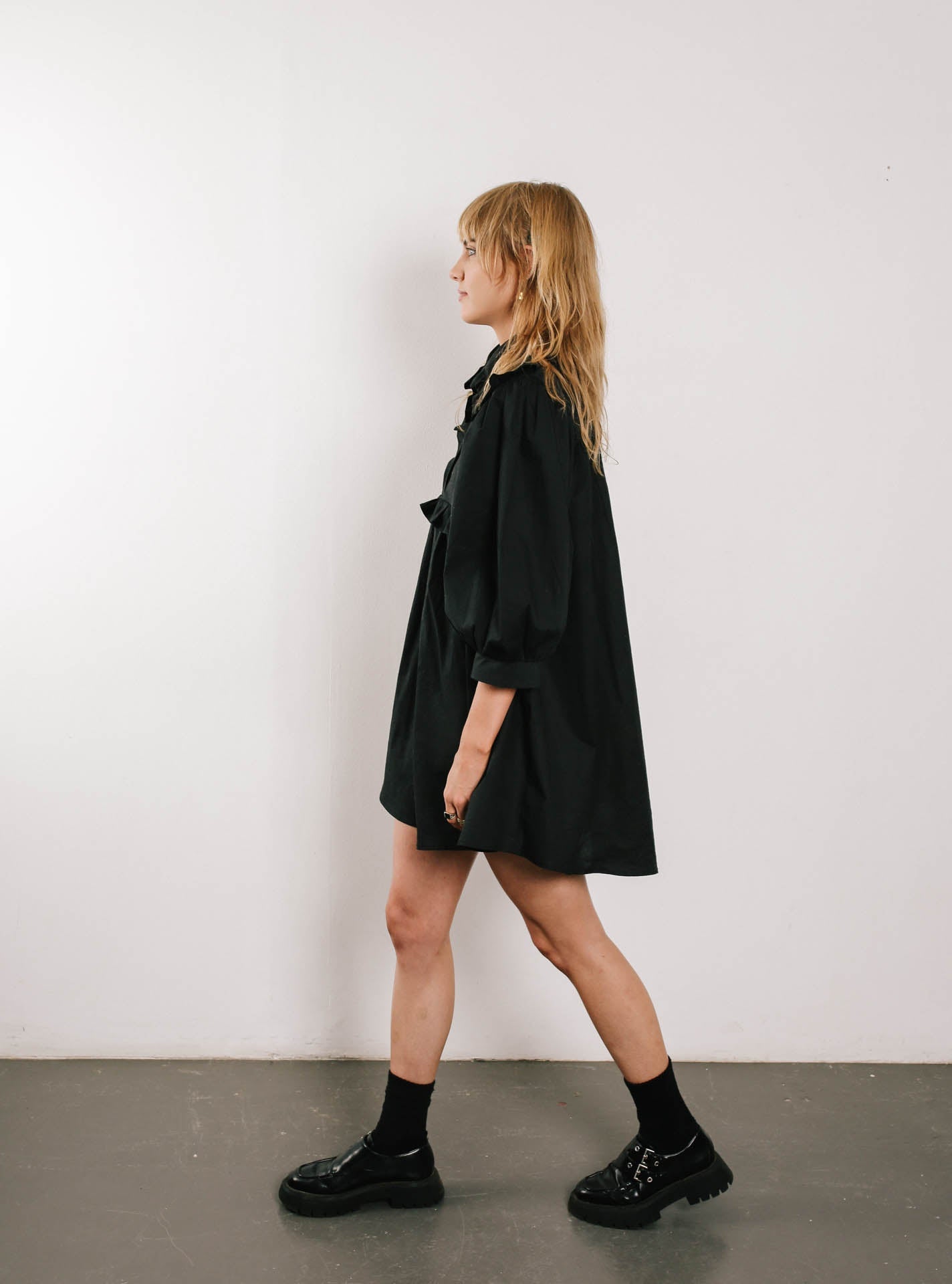 Black Poppy Dress