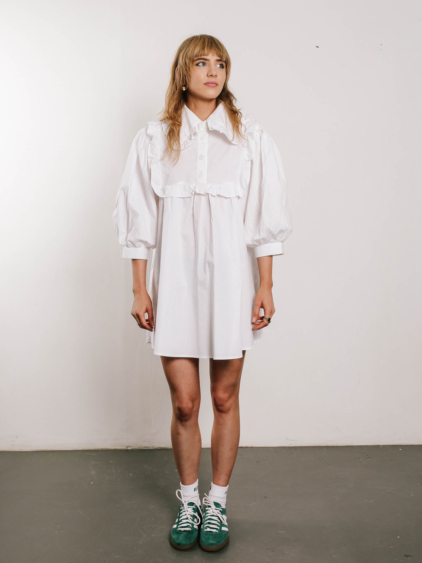 White Poppy Dress