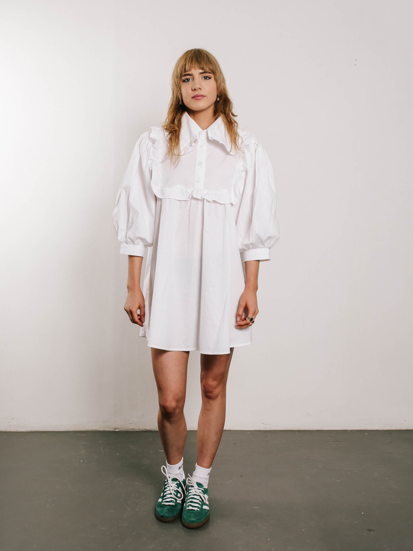 White Poppy Dress