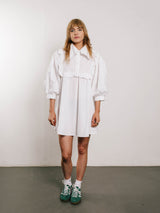 White Poppy Dress