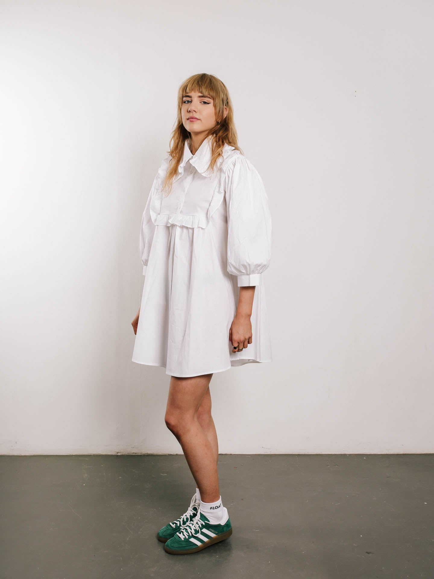 White Poppy Dress