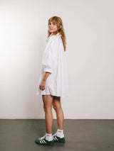 White Poppy Dress