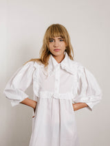 White Poppy Dress