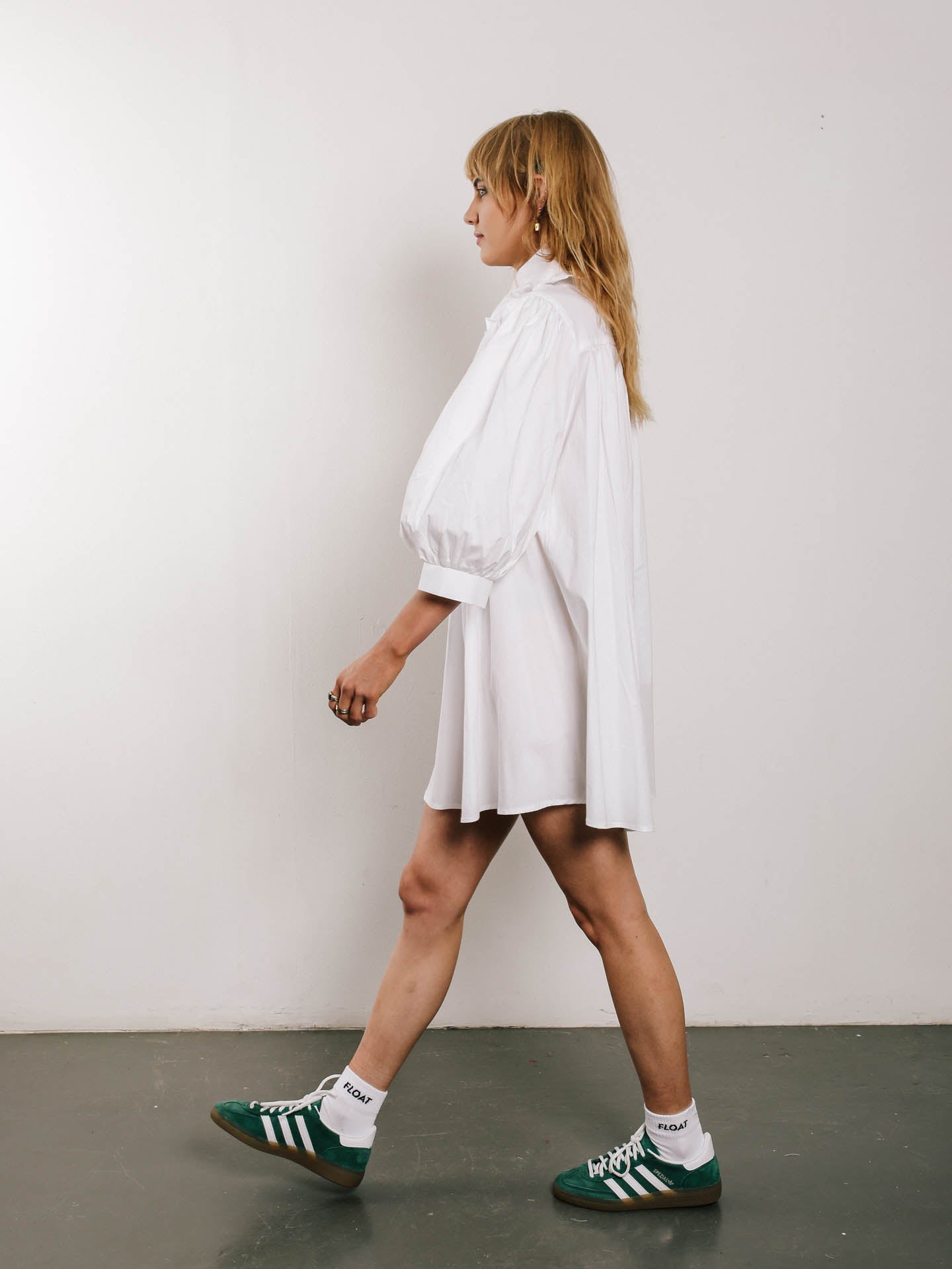 White Poppy Dress