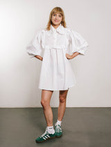 White Poppy Dress