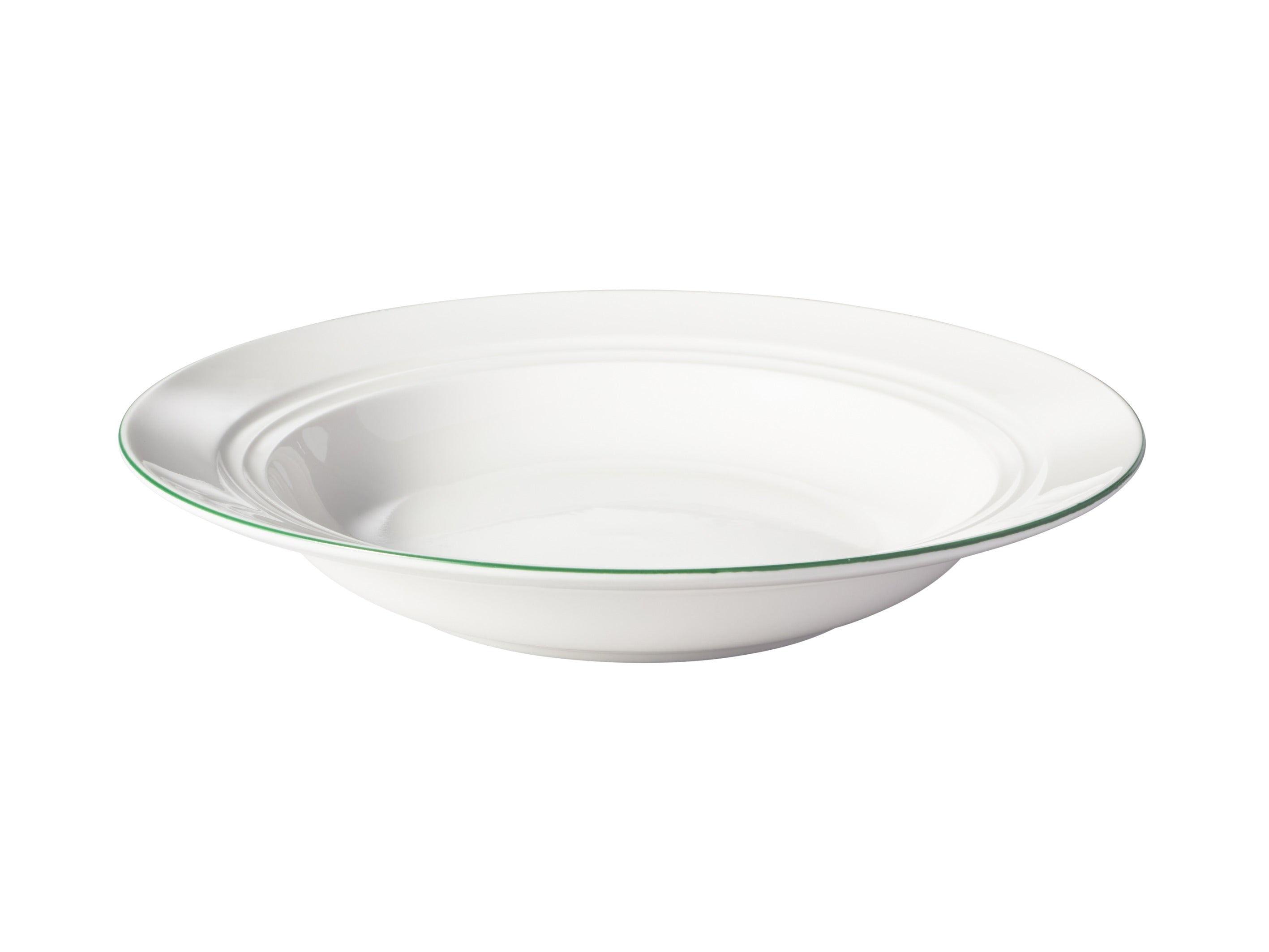 MW White Basics Edge Rim Soup Bowl 23x4.5cm