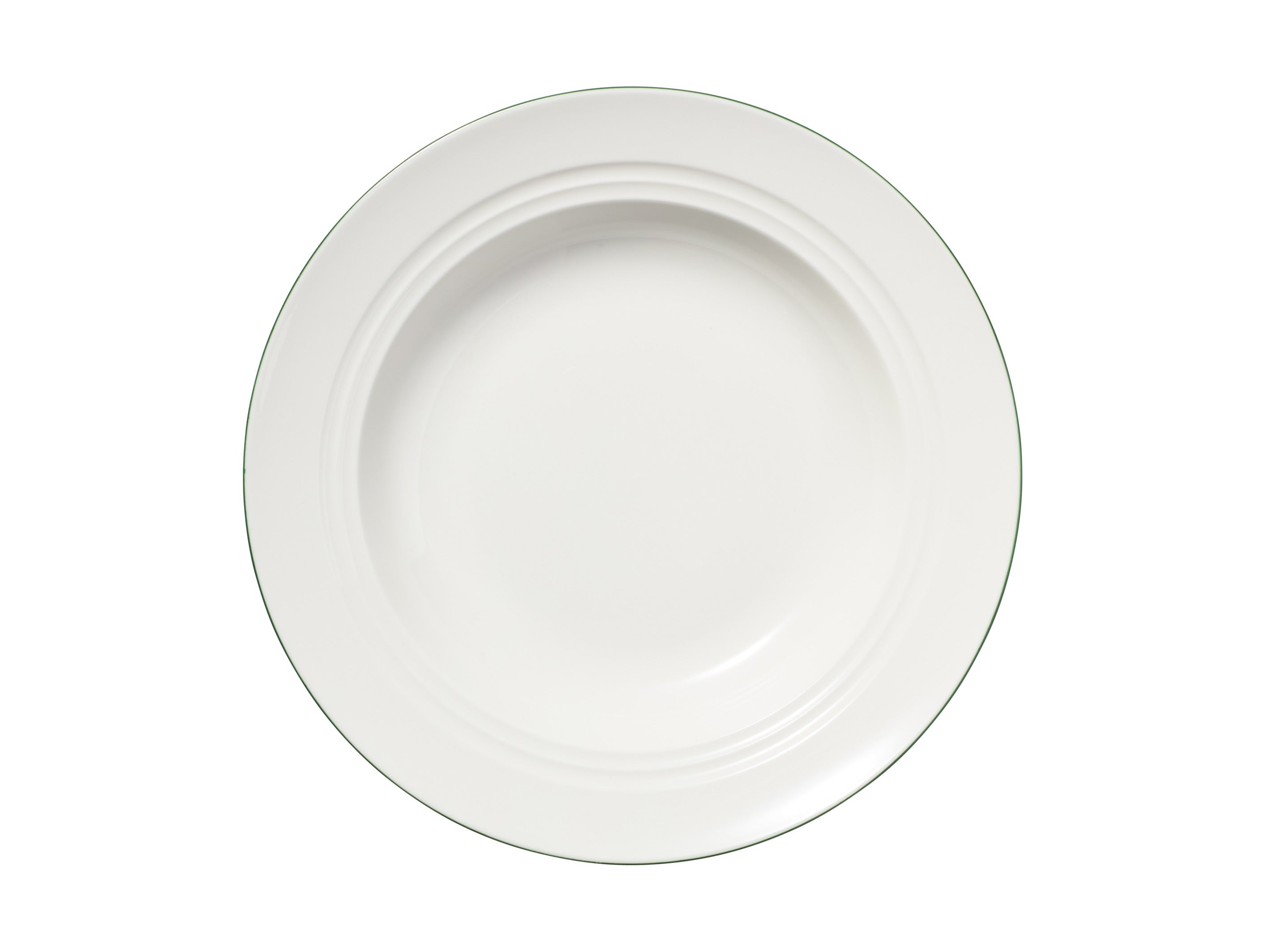 MW White Basics Edge Rim Soup Bowl 23x4.5cm