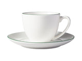 MW White Basics Edge Coupe Demi Cup & Saucer 90ML