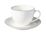 MW White Basics Edge Cup & Saucer 260ML
