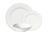 MW White Basics Edge Rim Dinner Set 12pc Gift Boxed