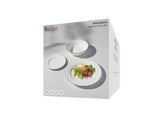MW White Basics Edge Rim Dinner Set 12pc Gift Boxed