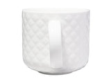 MW White Basics Mug 440ML Quilted Diamond