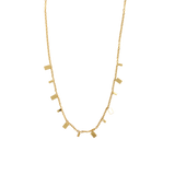 Rectangle Disc Necklace
