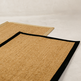 Binga Sisal Rug - BlackTrim 800x3000