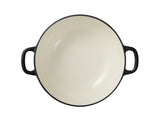 MW Cast Iron Round Casserole Black 24cm / 3.3L Gift Boxed