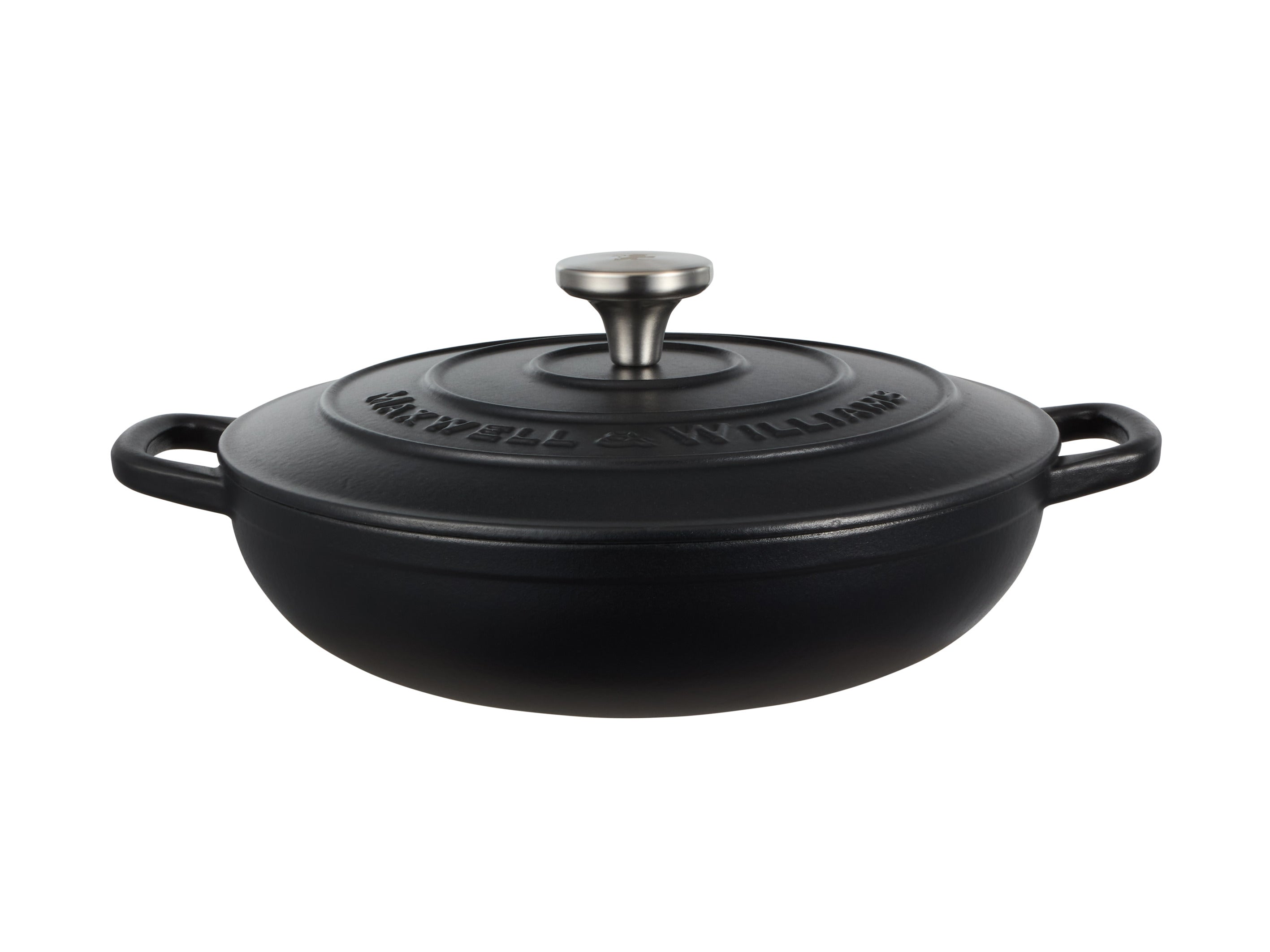 MW Cast Iron Braiser Black 27cm / 3.3L Gift Boxed