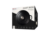 MW Cast Iron Round Casserole Black 28cm / 6.2L Gift Boxed