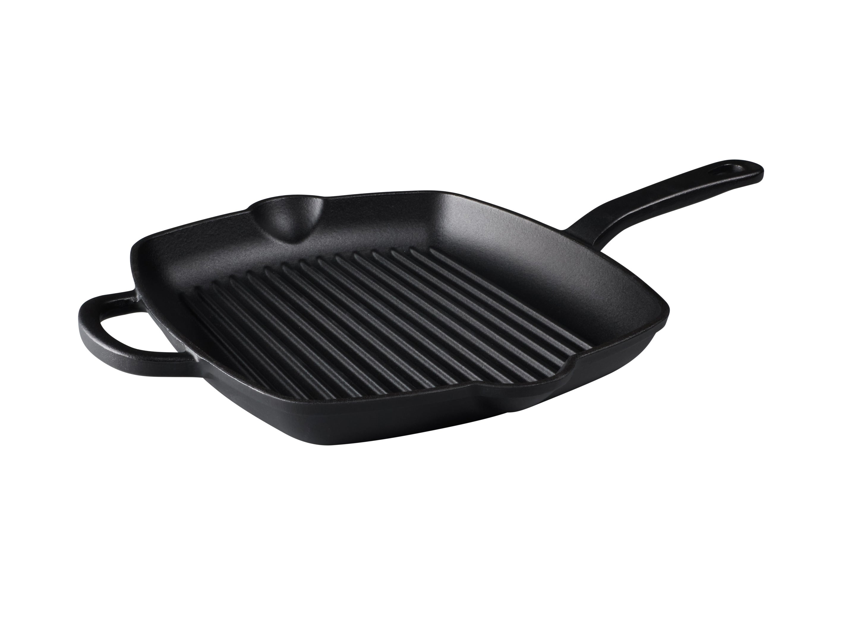 MW Cast Iron Grill pan Black 26cm Gift Boxed