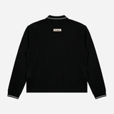 SUHU FULL ZIP DATE TOP, BLACK
