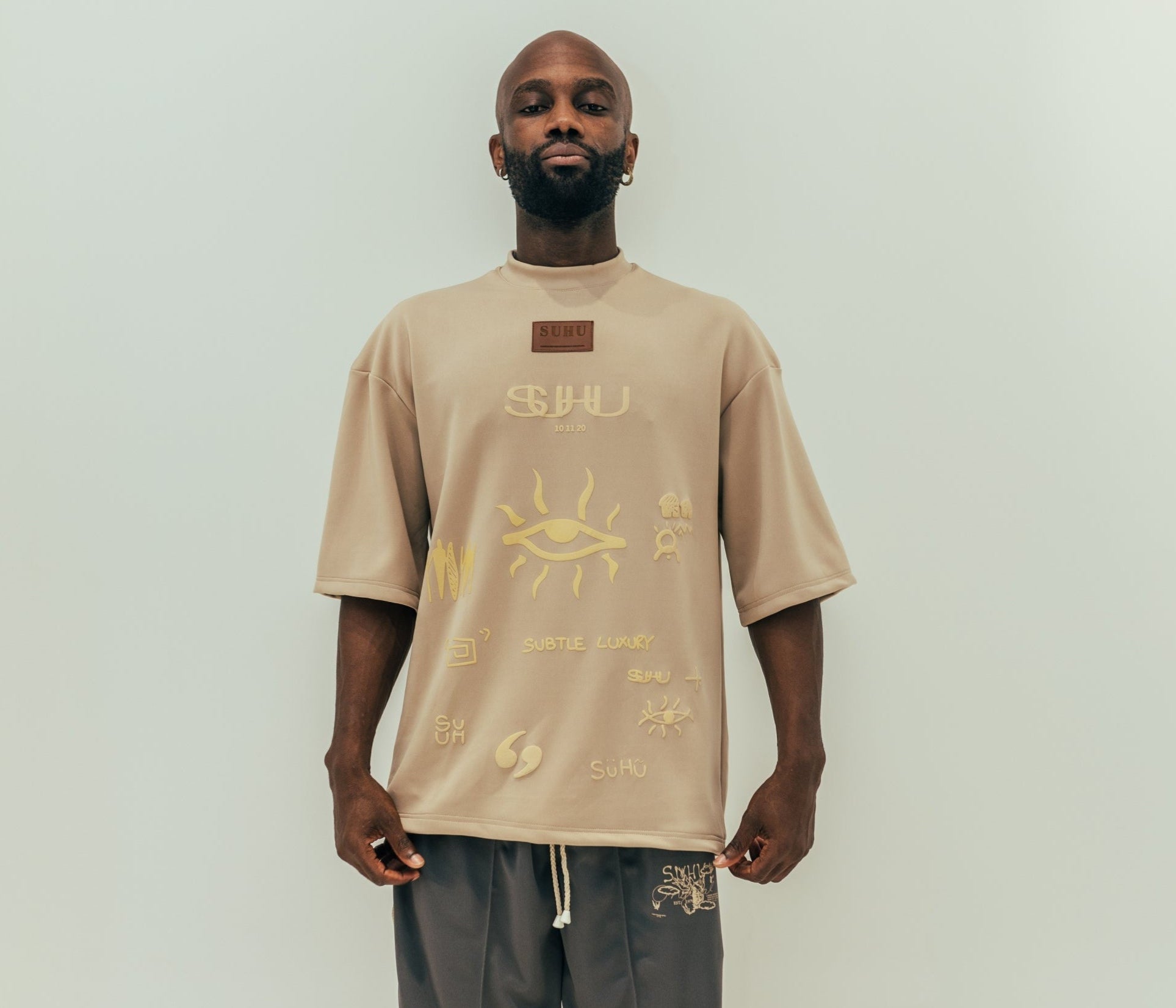 SUHU EYE T-SHIRT, NUDE