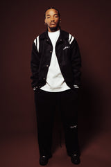 SUHU PITCHER JACKET, BLACK