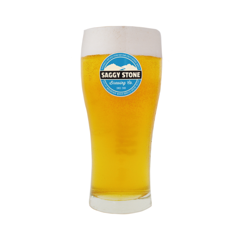Saggy Stone Draught Glass
