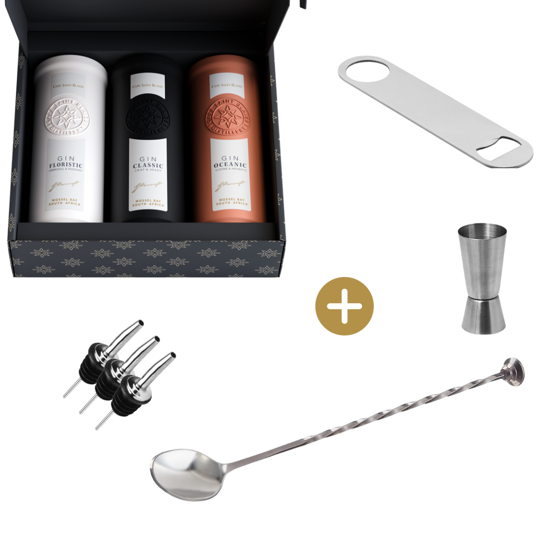 Cape Saint Blaize Summer Gift Box with Bar Tools