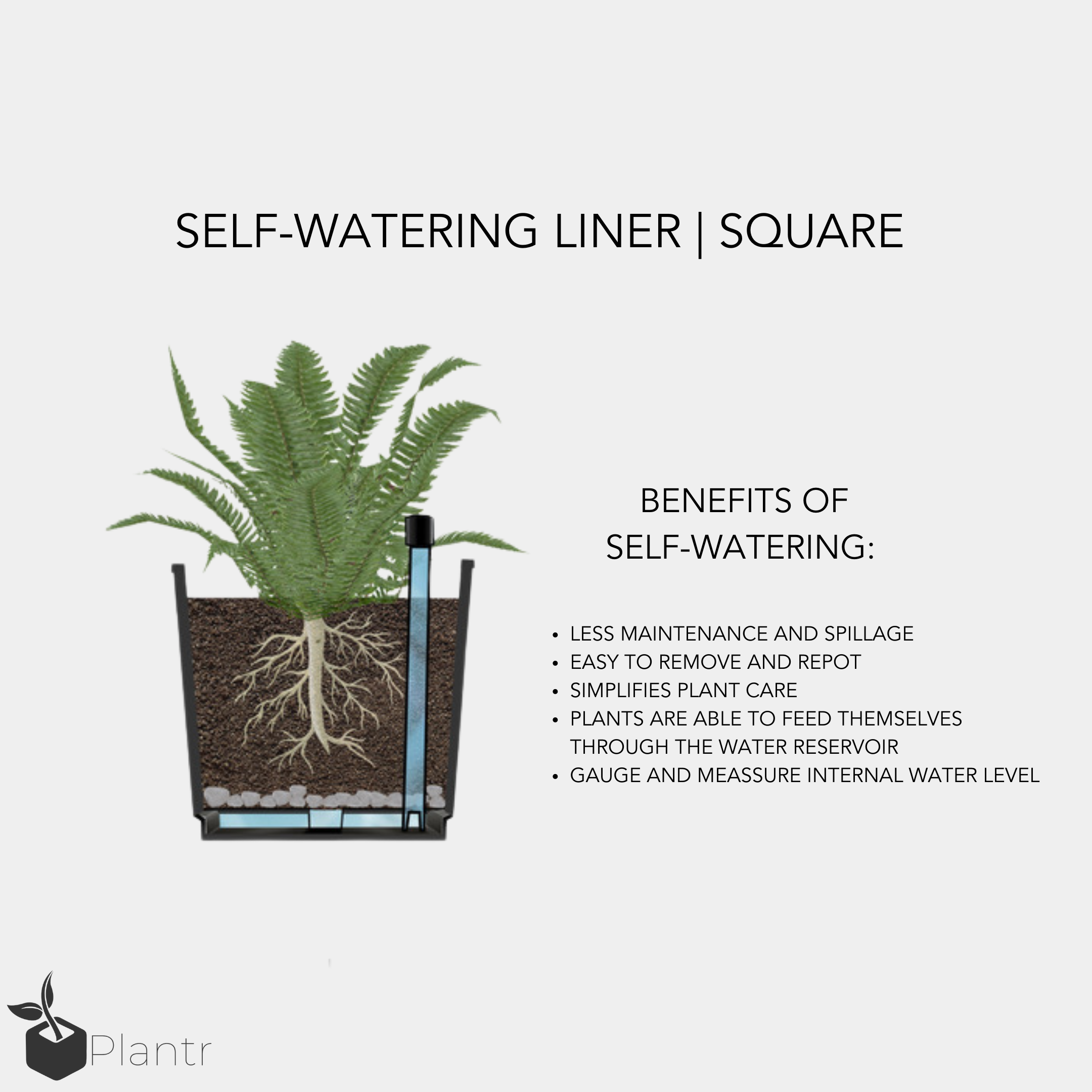 Self-Watering Liner | Square