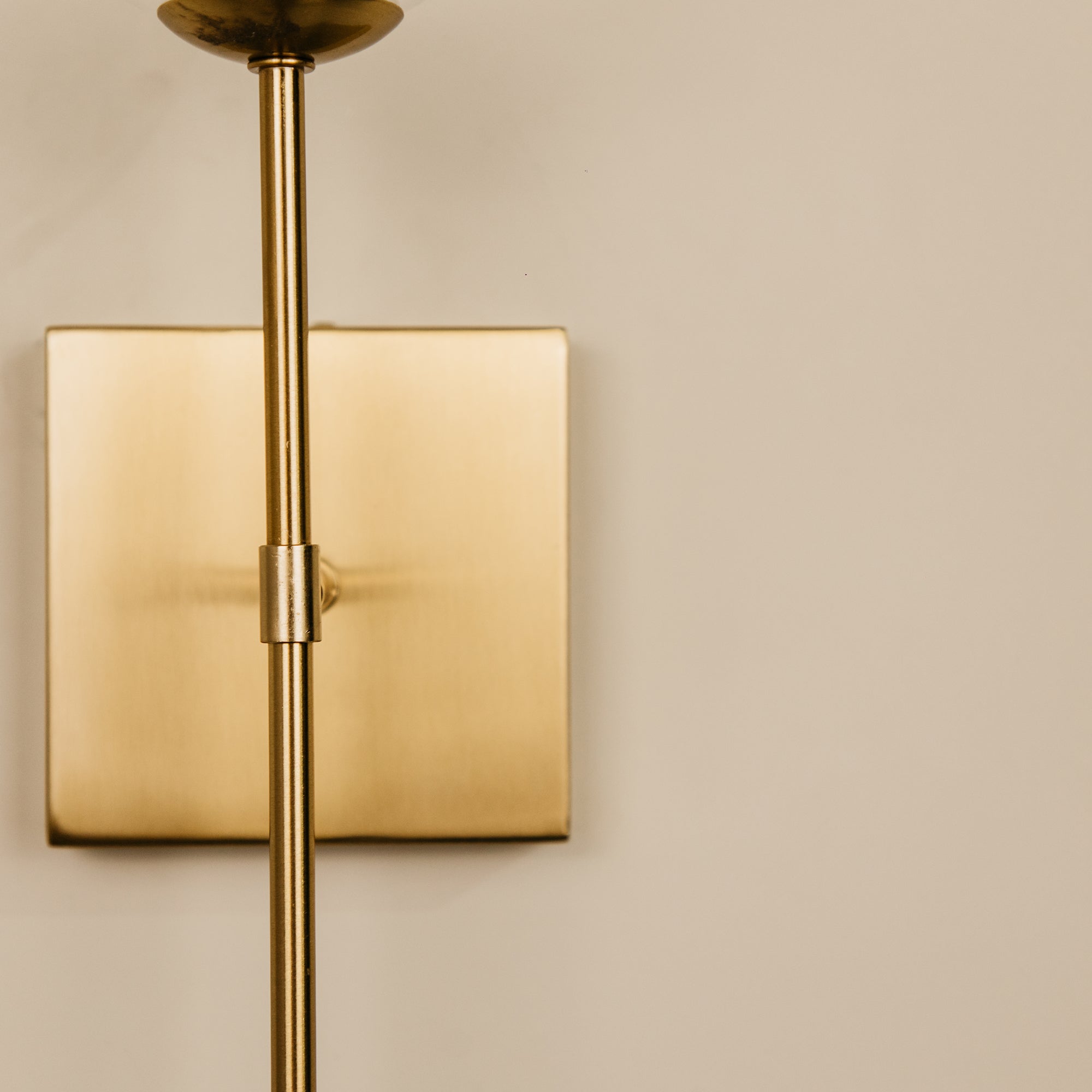Sello Glass & Brass Wall Light