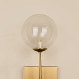 Sello Glass & Brass Wall Light