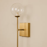 Sello Glass & Brass Wall Light