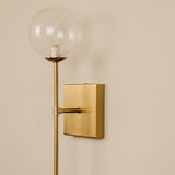 Sello Glass & Brass Wall Light