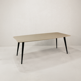 Shona Dining Table – Grey & Black