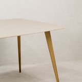 Shona Dining Table – Grey & Gold