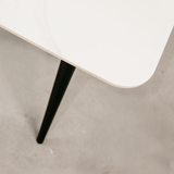 Shona Dining Table – White & Black