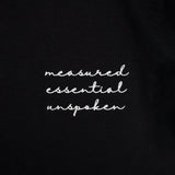 Signature A Relaxed Fit T-Shirt Black