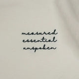 Signature A Relaxed Fit T-Shirt Off-White