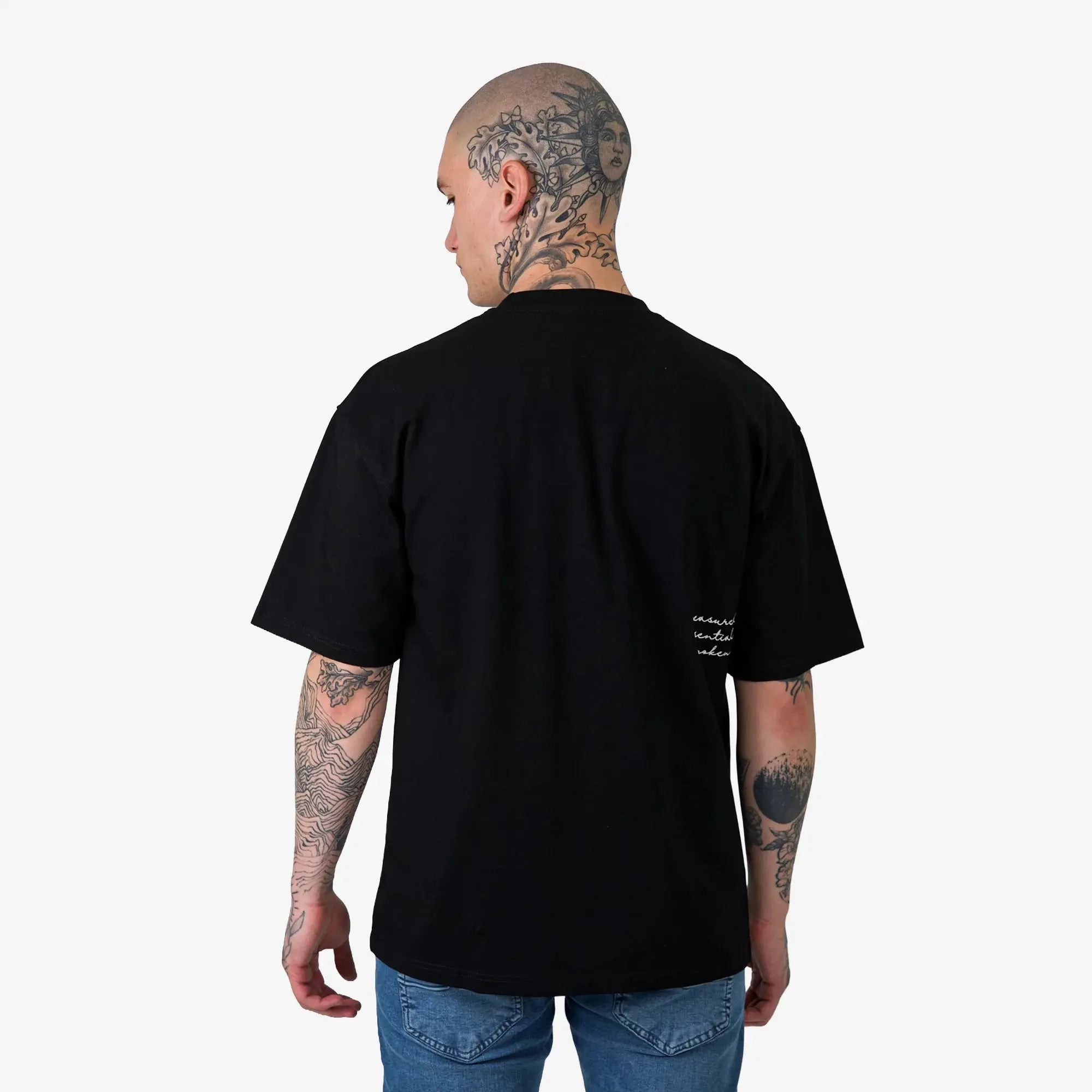 Signature A Relaxed Fit T-Shirt Black