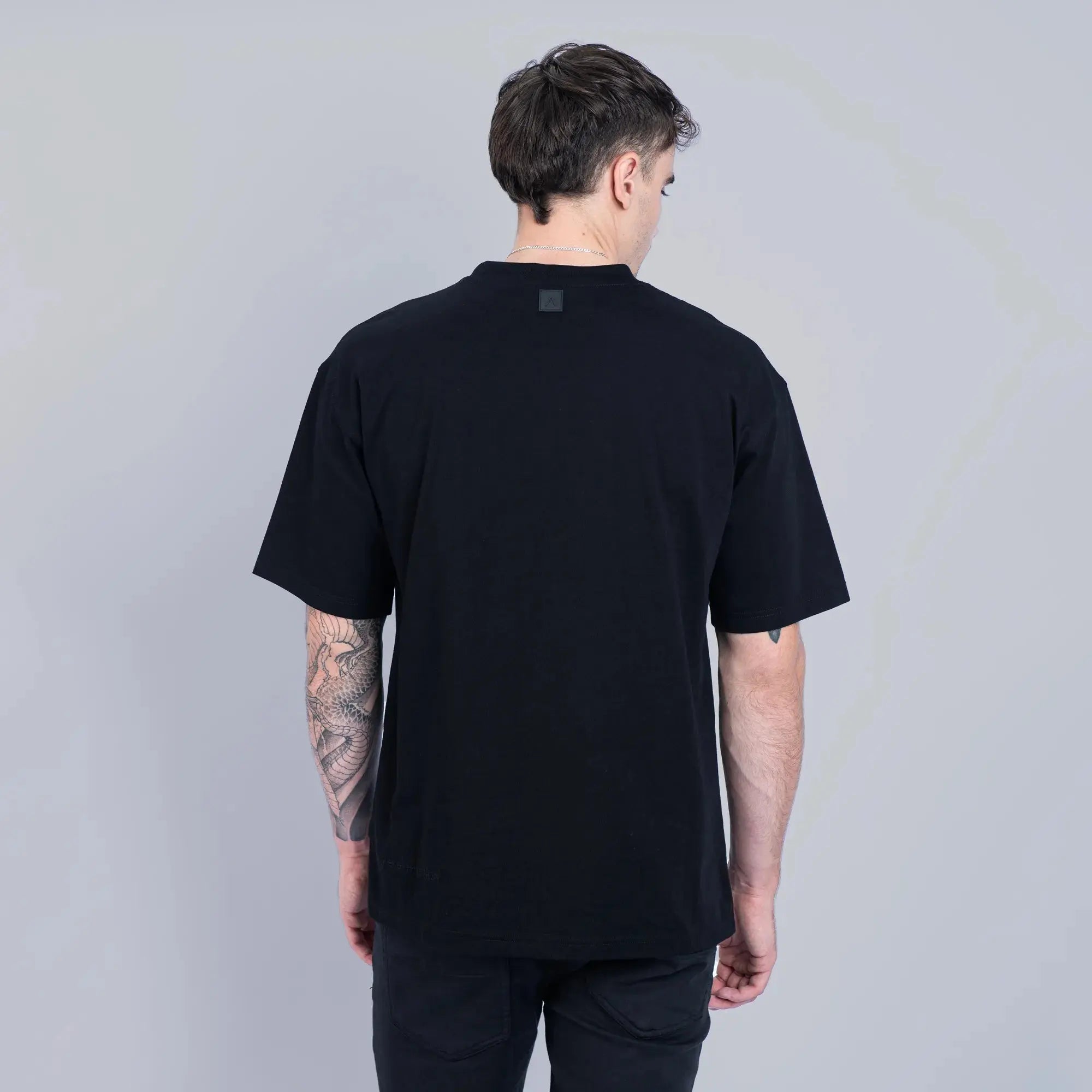 Signature Relaxed Fit T-Shirt Black