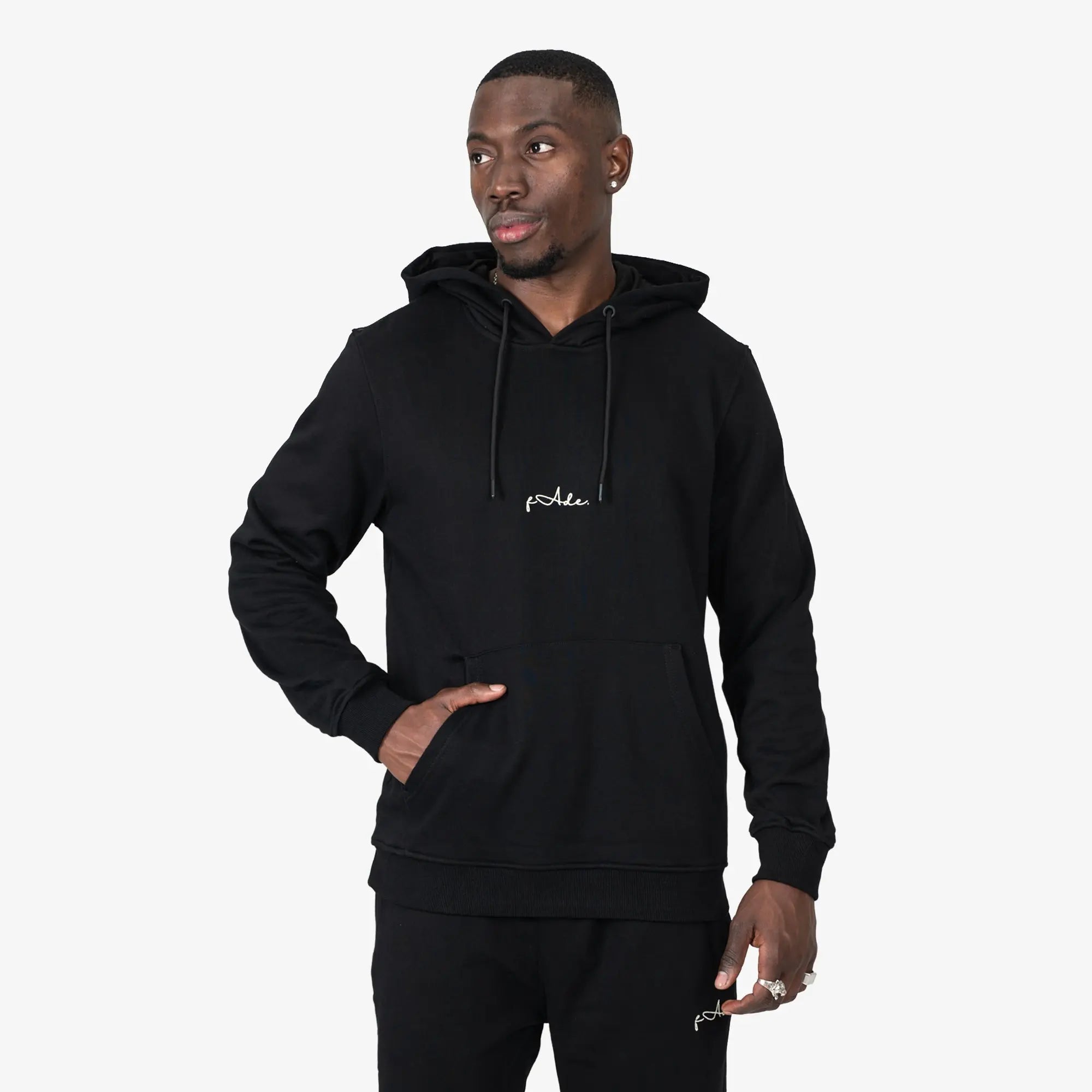 Signature Hooded Sweatshirt Black