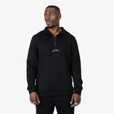 Signature Quarter Zip Black
