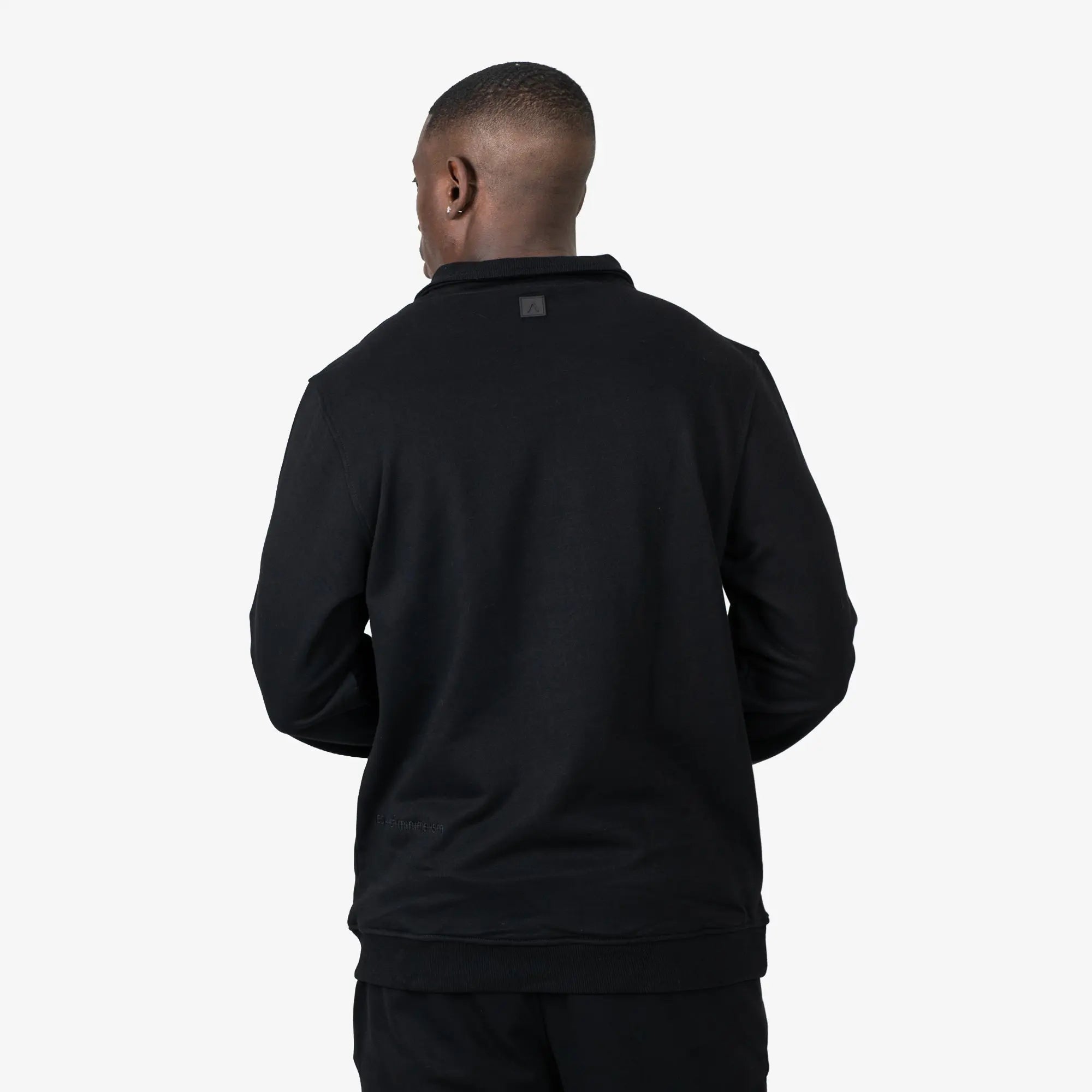 Signature Quarter Zip Black